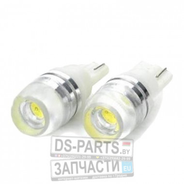 Бесцокольная лампа W5W (T10-1,5) сверхяркая с линзой