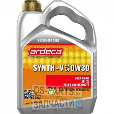 0W30 5L SYNTH-V SL A5/B5 VOLVO VCC 95200377