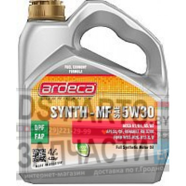 5W30 4L SYNTH-MF SL/CF A5/B5 A1/B1 FORD WSS-M2C913-C/D RN 700, JAGUAR/LAND ROVER STJR.03.5003