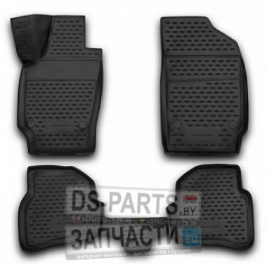 КОВРИКИ В САЛОН VW POLO 2010->, 4 ШТ.