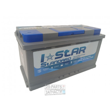 Аккумулятор автомобильный I-STAR 100 R (900A, 354*175*190)