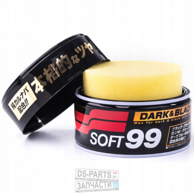 Полироль для кузова защитный Soft99 Dark & Black Wax для темных, 300 гр