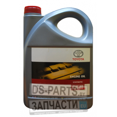 TOYOTA ENGINE OIL 5W-40, 5л