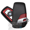 Кожаный футляр для ключа BMW Leather Key Case Sport Line Red