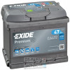 Exide EA472 Premium 47ah 450A (R+) 207x175x175 мм