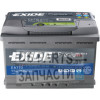 Exide EA770 Premium 77 ah 760A (R+) 278x175x190 мм