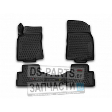 КОВРИКИ 3D В САЛОН NISSAN QASHQAI (J11F), 2015->, СБОРКА РФ, 4 ШТ.