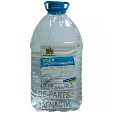 Вода дистиллированная деионизированная GreenCool, 5 л