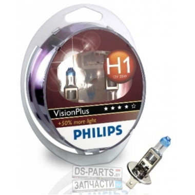 Автомобильная лампа Philips VisionPlus H1 12258vps2
