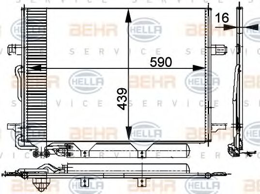 BEHR HELLA SERVICE 8FC 351 300-711