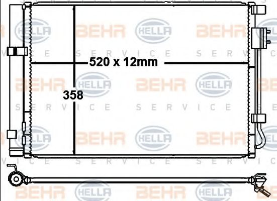 BEHR HELLA SERVICE 8FC 351 319-711