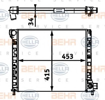 BEHR HELLA SERVICE 8MK 376 713-701