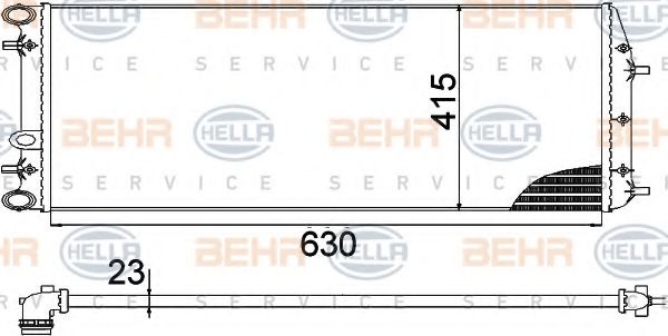 BEHR HELLA SERVICE 8MK 376 717-704