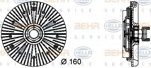 BEHR HELLA SERVICE 8MV 376 732-041