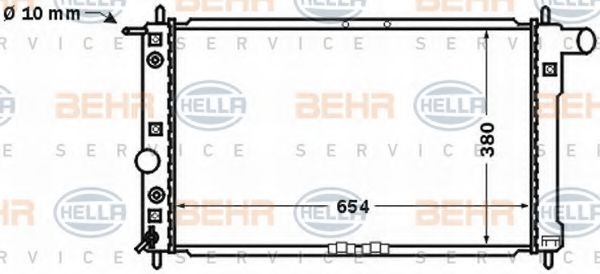 BEHR HELLA SERVICE 8MK 376 767-201