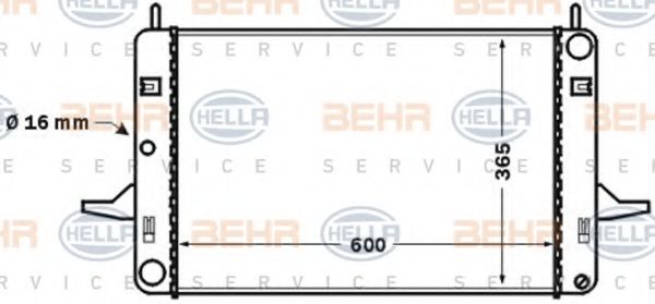 BEHR HELLA SERVICE 8MK 376 768-191