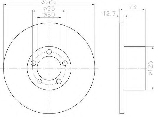 HELLA 8DD 355 100-061