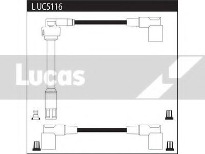 Комплект проводов зажигания LUCAS ELECTRICAL LUC5116
