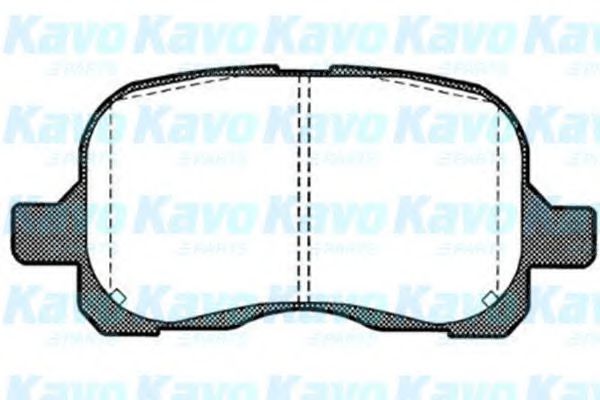 Комплект тормозных колодок, дисковый тормоз KAVO PARTS BP-9039