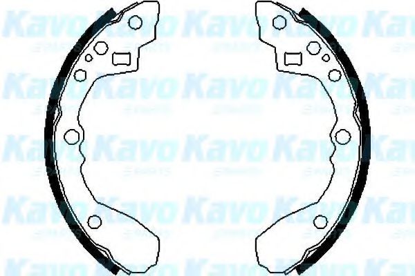 Комплект тормозных колодок KAVO PARTS BS-5405