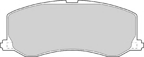 Комплект тормозных колодок, дисковый тормоз NECTO FD906A
