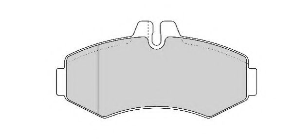 Комплект тормозных колодок, дисковый тормоз NECTO FD6782N