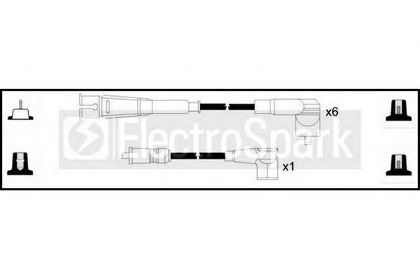 Комплект проводов зажигания STANDARD OEK567