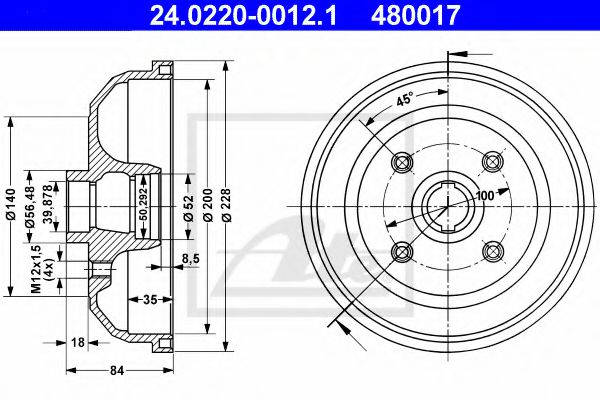 ATE 24.0220-0012.1