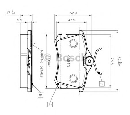 BOSCH 0 986 TB2 591