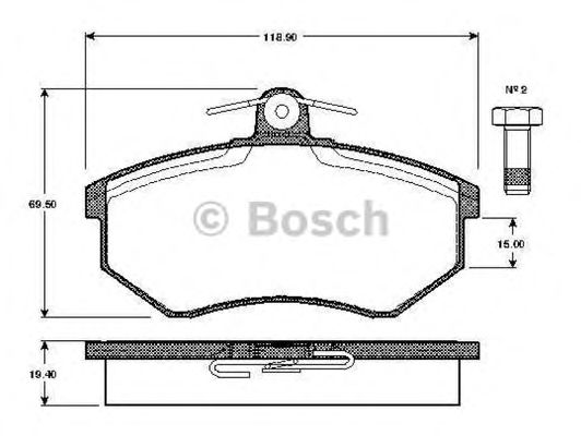 BOSCH 0 986 TB2 070