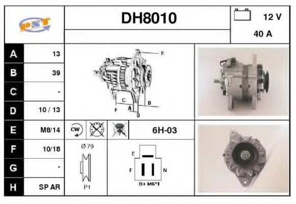 SNRA DH8010