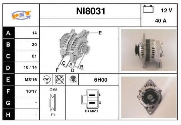 SNRA NI8031