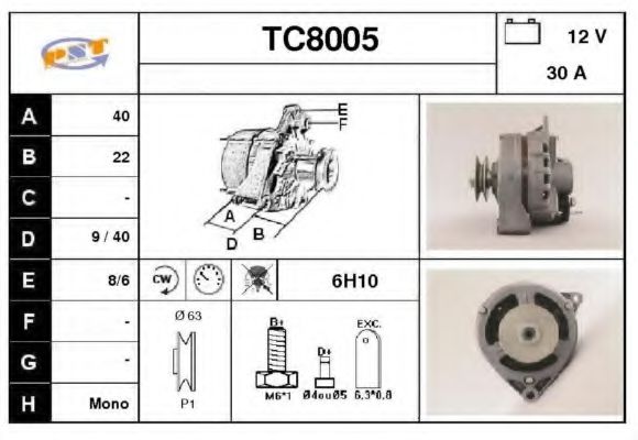 SNRA TC8005
