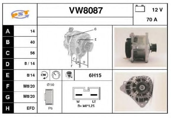 SNRA VW8087