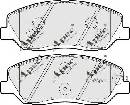 APEC braking PAD1564