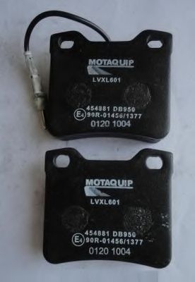 Комплект тормозных колодок, дисковый тормоз MOTAQUIP LVXL601