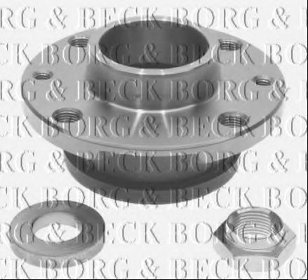 Комплект подшипника ступицы колеса BORG & BECK BWK740