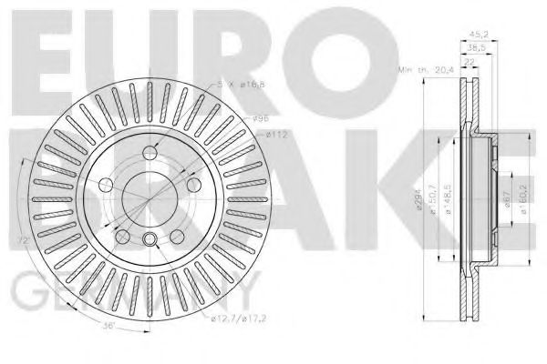 EUROBRAKE 58152015116