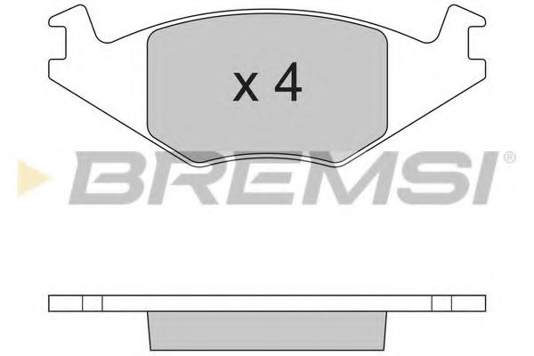 BREMSI BP2262
