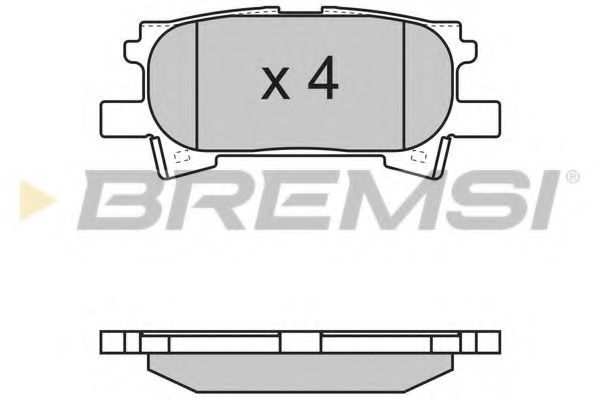 BREMSI BP3169