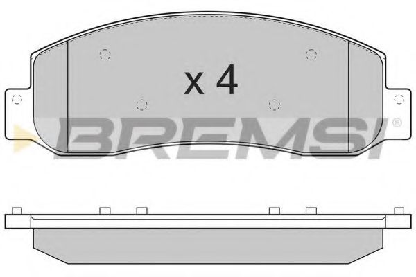 BREMSI BP3306
