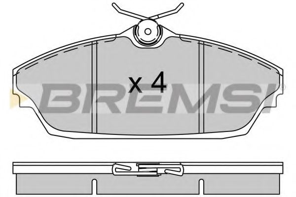 BREMSI BP3505