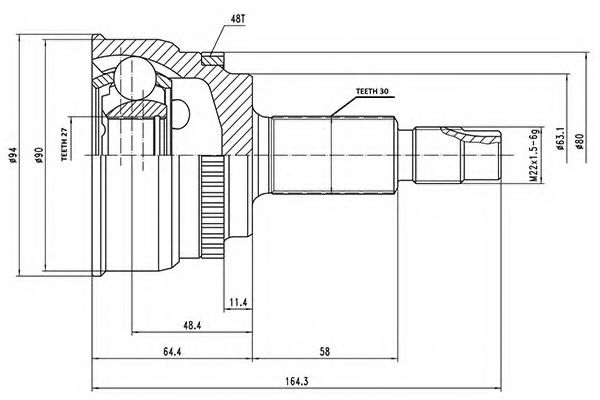 AYWIPARTS AW1510058A