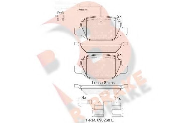 R BRAKE RB2037