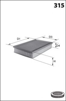 LUCAS FILTERS LFAF284